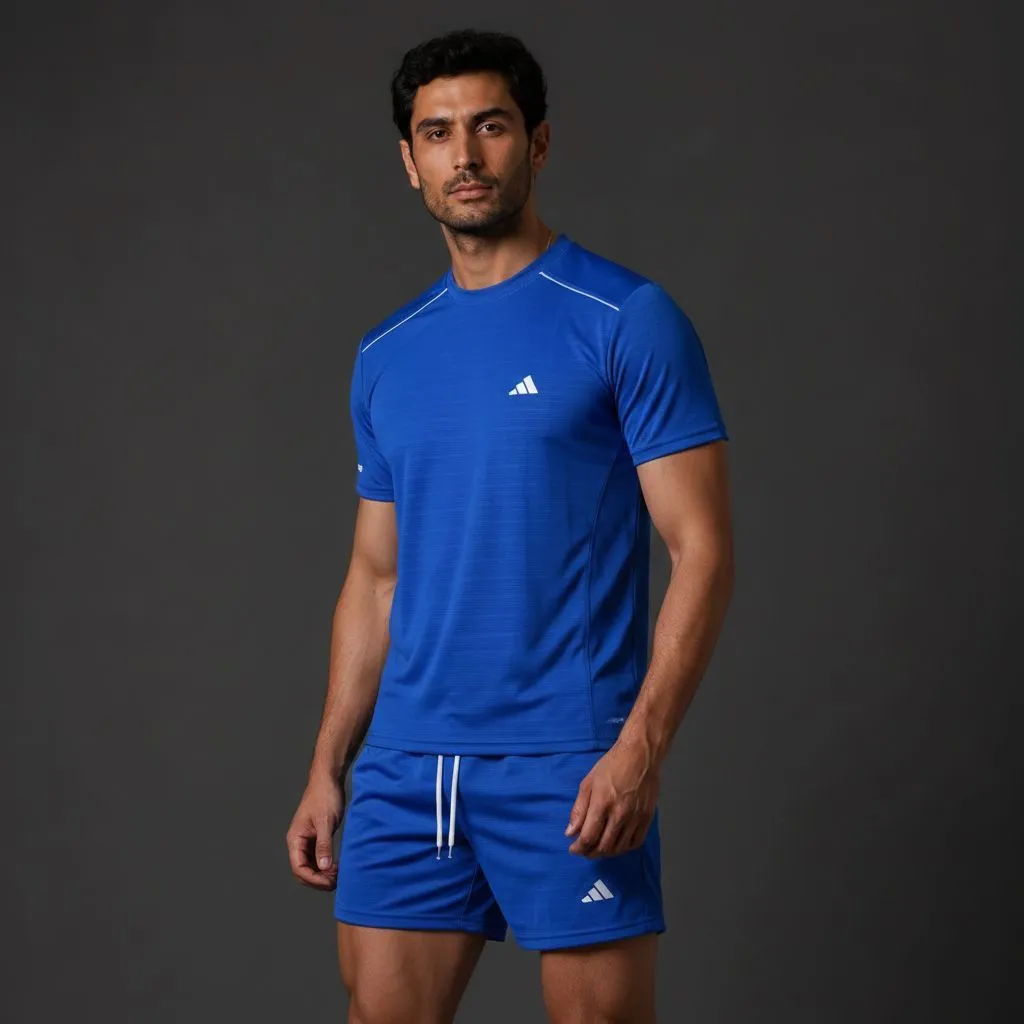  ست تیشرت شلوارک مردانه adidas 